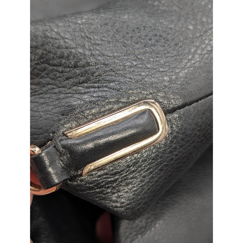 COACH Madison Leather Shoulder Bag Hobo Purse Tote Phoebe 24621 Black - Picture 8 of 16